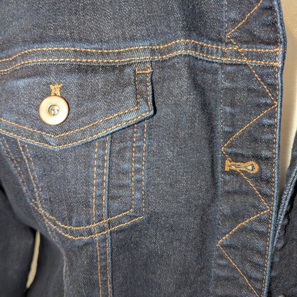 J.Jill Denim Jacket Petite - Picture 2 of 8